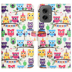 Til Motorola Moto G55 5G Etui Mønsterprint PU-læderpung Telefoncover