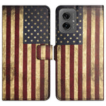 Til Motorola Moto G55 5G Etui Mønsterprint PU-læderpung Telefoncover