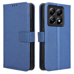 For Xiaomi 14T Case PU Leather Diamond Texture Wallet Phone Cover