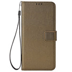 For Xiaomi 14T Pro Case PU Leather Diamond Texture Wallet Phone Cover