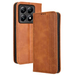 For Xiaomi 14T Leather Case Wallet Stand Retro Texture Phone Cover