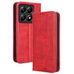 For Xiaomi 14T Leather Case Wallet Stand Retro Texture Phone Cover