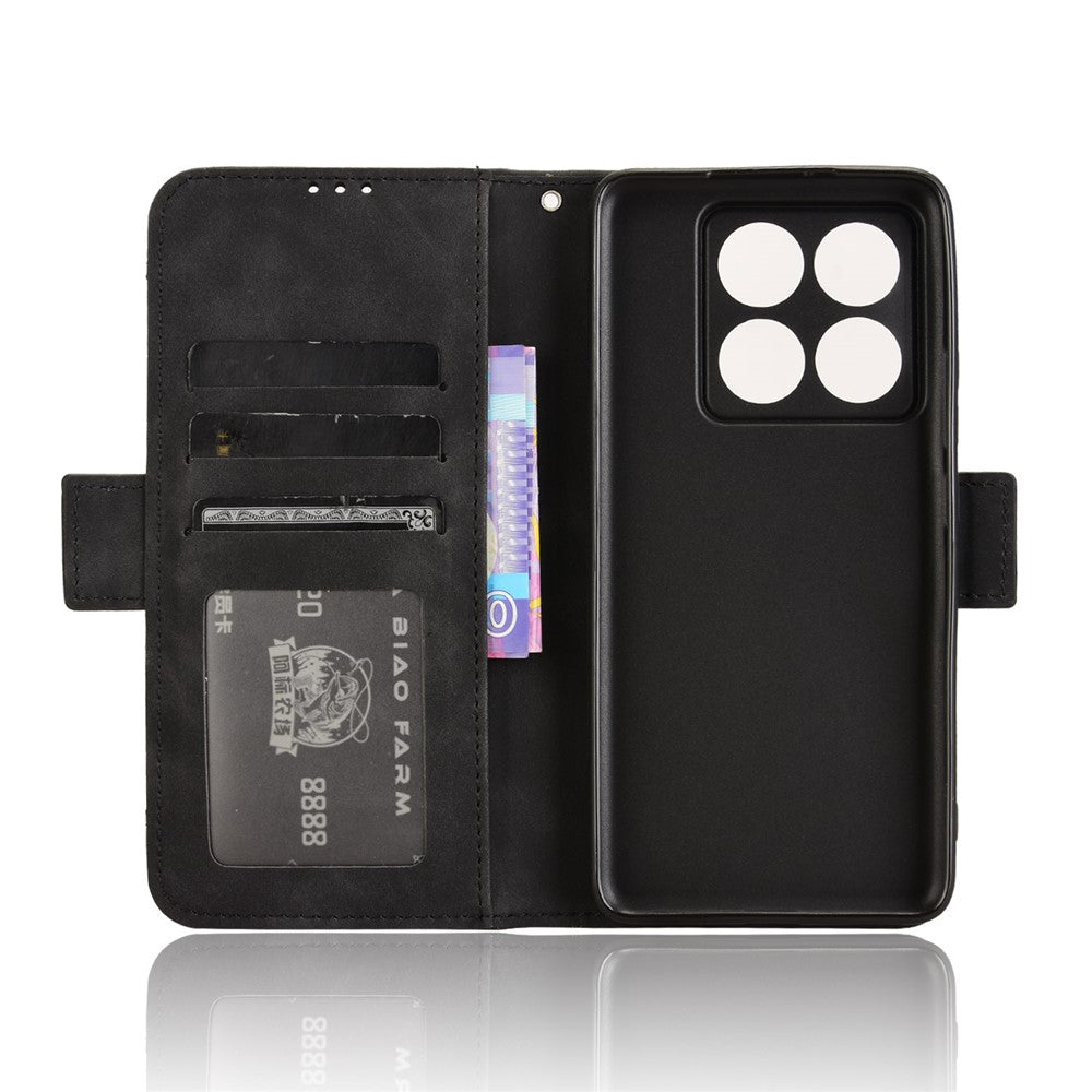 For Xiaomi 14T Leather Case Phone Wallet Cover with Multiple Card Slots