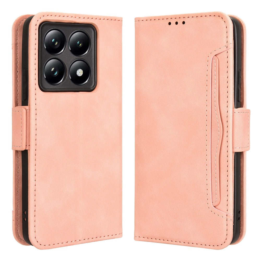 For Xiaomi 14T Leather Case Phone Wallet Cover with Multiple Card Slots
