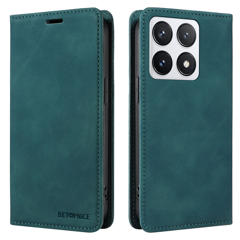 BETOPNICE 003 For Xiaomi 14T Pro Wallet Case Leather Phone Cover with Stand