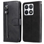 For Xiaomi 14T Pro Case Zipper Wallet Calf Texture PU Leather Phone Cover