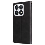 For Xiaomi 14T Pro Case Zipper Wallet Calf Texture PU Leather Phone Cover