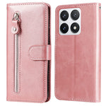 For Xiaomi 14T Pro Case Zipper Wallet Calf Texture PU Leather Phone Cover