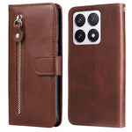 For Xiaomi 14T Pro Case Zipper Wallet Calf Texture PU Leather Phone Cover