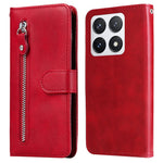 For Xiaomi 14T Pro Case Zipper Wallet Calf Texture PU Leather Phone Cover