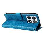 For Xiaomi 14T Pro Case Sunflower Imprint Leather Wallet Phone Cover