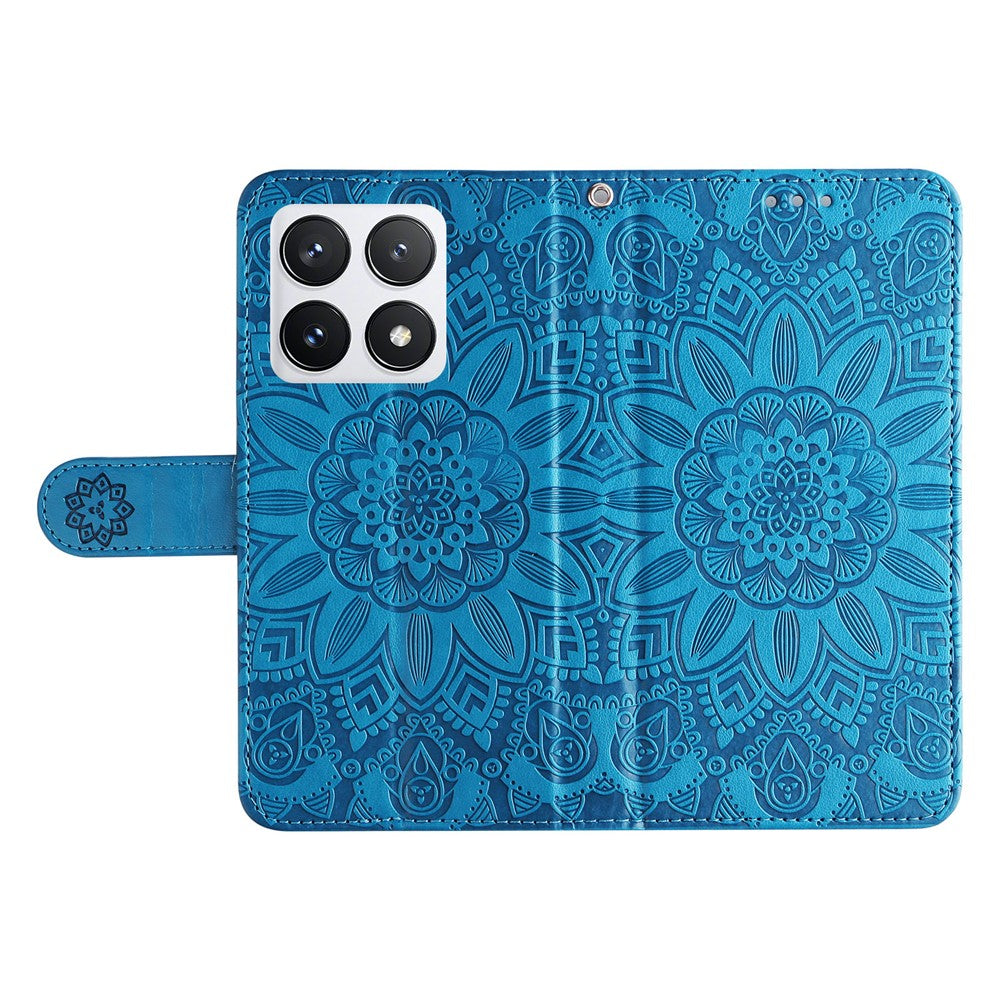 For Xiaomi 14T Pro Case Sunflower Imprint Leather Wallet Phone Cover