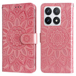 For Xiaomi 14T Pro Case Sunflower Imprint Leather Wallet Phone Cover