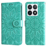 For Xiaomi 14T Pro Case Sunflower Imprint Leather Wallet Phone Cover