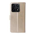 For Xiaomi 14T Leather Case Butterfly Floral Imprint Wallet Stand Cover