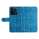 For Xiaomi 14T Case Sunflower Imprint Leather Wallet Phone Cover