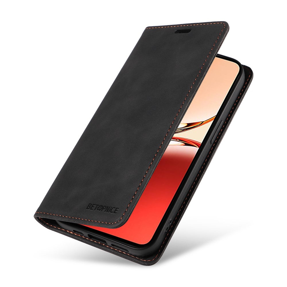 BETOPNICE 003 For Oppo Reno12 F 4G Wallet Case Leather Phone Cover with Stand