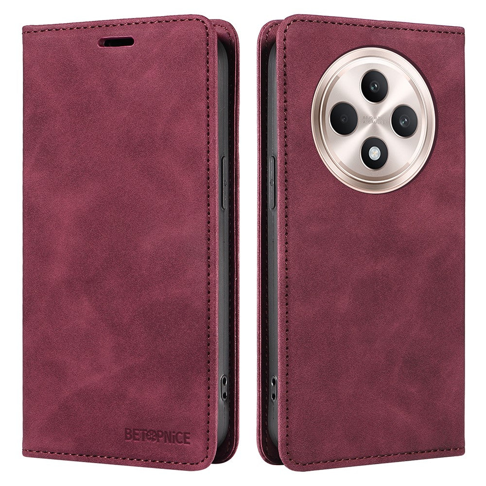 BETOPNICE 003 For Oppo Reno12 F 4G Wallet Case Leather Phone Cover with Stand