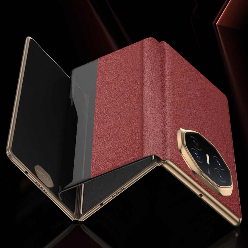 For Huawei Mate XT Ultimate Case View Window PU Leather+PC Phone Cover