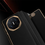 For Huawei Mate XT Ultimate Case View Window PU Leather+PC Phone Cover