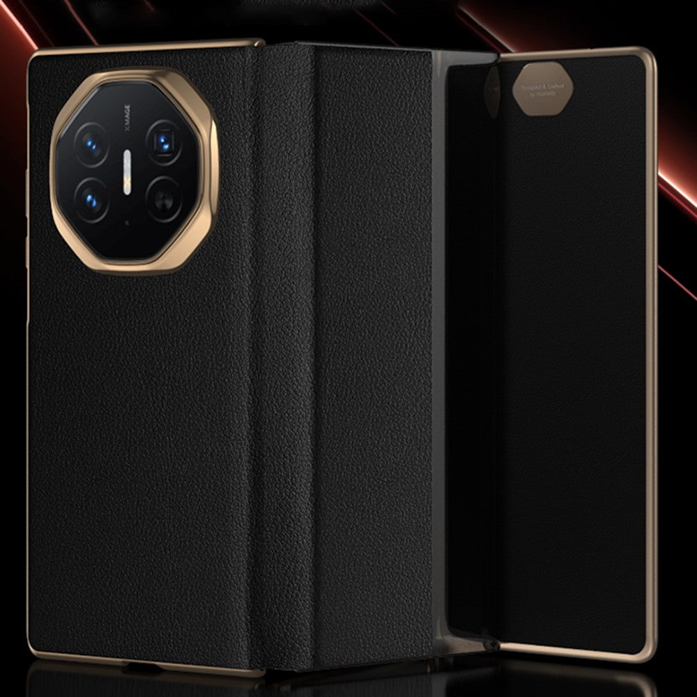 For Huawei Mate XT Ultimate Case View Window PU Leather+PC Phone Cover