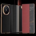 For Huawei Mate XT Ultimate Case View Window PU Leather+PC Phone Cover
