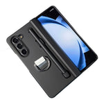 Til Samsung Galaxy Z Fold5 5G Cover Hud-Berøring PC Telefoncover med Stylus og Stylus Holder