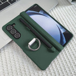 Til Samsung Galaxy Z Fold5 5G Cover Hud-Berøring PC Telefoncover med Stylus og Stylus Holder