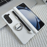 Til Samsung Galaxy Z Fold5 5G Cover Hud-Berøring PC Telefoncover med Stylus og Stylus Holder
