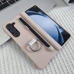 Til Samsung Galaxy Z Fold5 5G Cover Hud-Berøring PC Telefoncover med Stylus og Stylus Holder