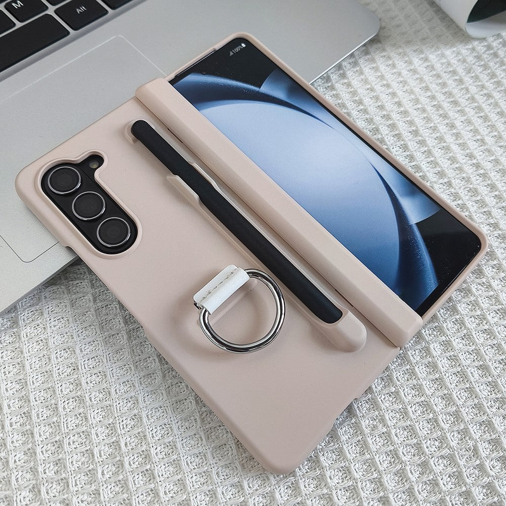 Til Samsung Galaxy Z Fold5 5G Cover Hud-Berøring PC Telefoncover med Stylus og Stylus Holder