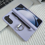 Til Samsung Galaxy Z Fold5 5G Cover Hud-Berøring PC Telefoncover med Stylus og Stylus Holder