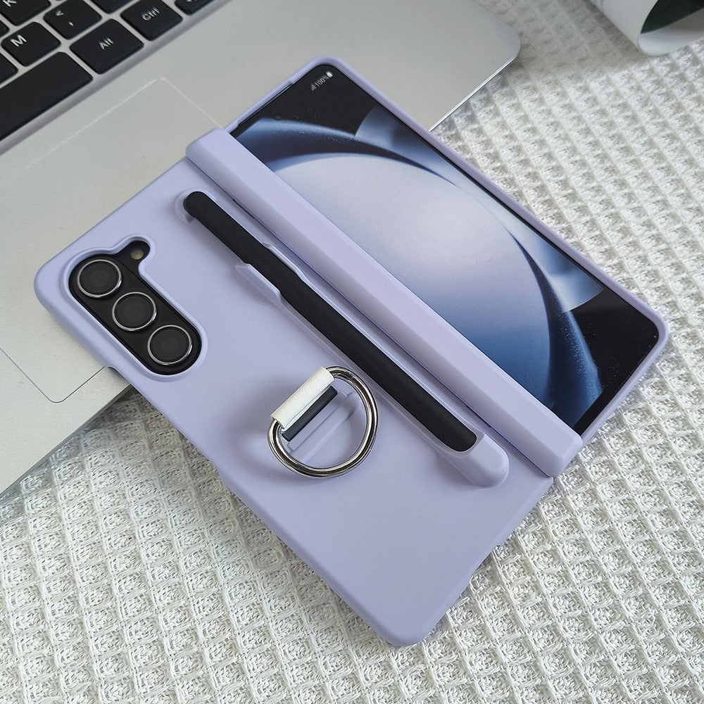 Til Samsung Galaxy Z Fold5 5G Cover Hud-Berøring PC Telefoncover med Stylus og Stylus Holder