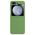 KALEBOL KLB-YTGJ002 For Samsung Galaxy Z Flip 5G Case Solid Color Liquid Silicone+PC Phone Cover