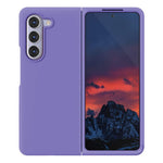 KALEBOL KLB-YTGJ002 For Samsung Galaxy Z Fold5 5G Case Solid Color Liquid Silicone+PC Phone Cover