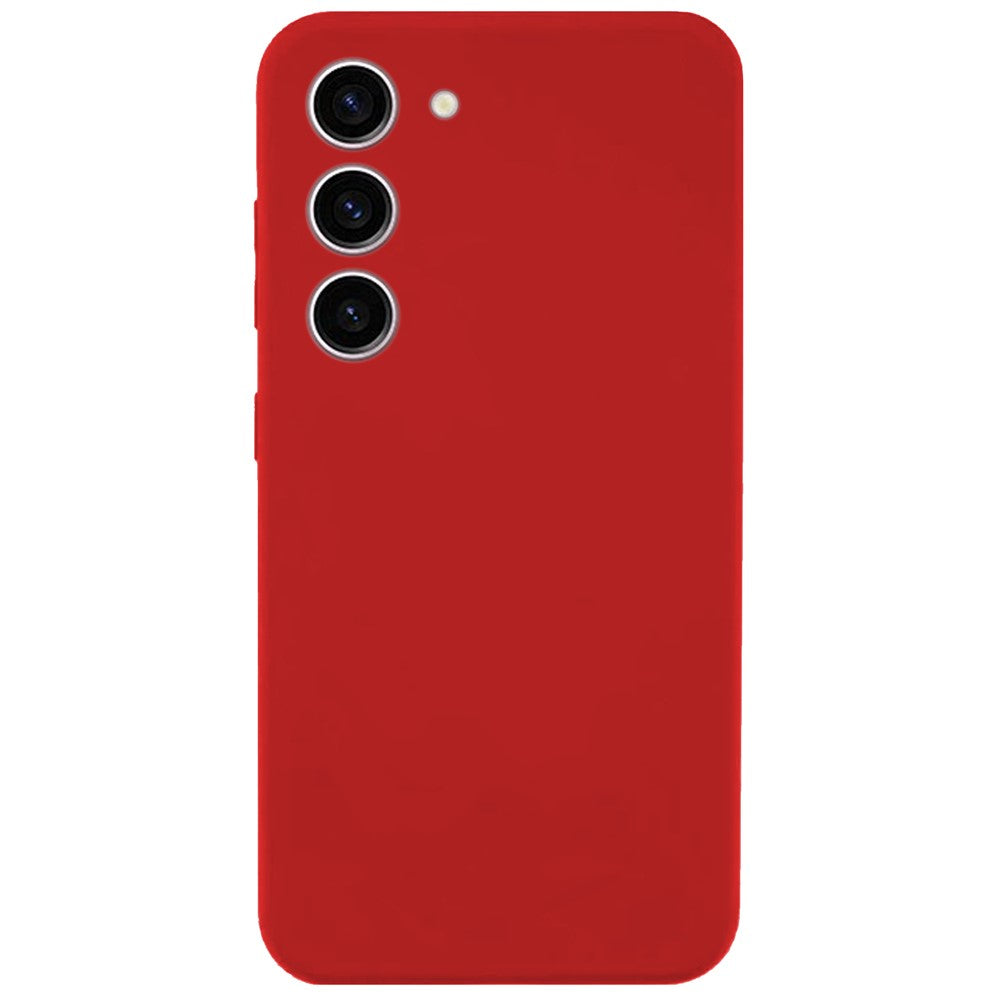 KALEBOL KLB-YTGJ002 For Samsung Galaxy S23+ Case Solid Color Liquid Silicone+PC Phone Cover