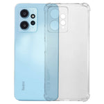 KALEBOL KLB-TPU007 För Xiaomi Redmi Note 12 4G Skal 1.5mm TPU Transparent Fallskyddande mobilskal
