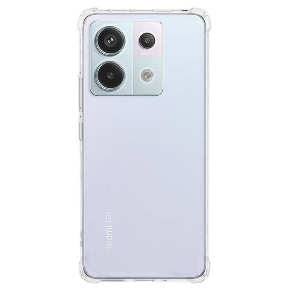 KALEBOL KLB-TPU007 För Xiaomi Redmi Note 13 Pro 4G / Xiaomi Poco M6 Pro 4G Skal 1.5mm TPU Transparent Fallskyddande mobilskal