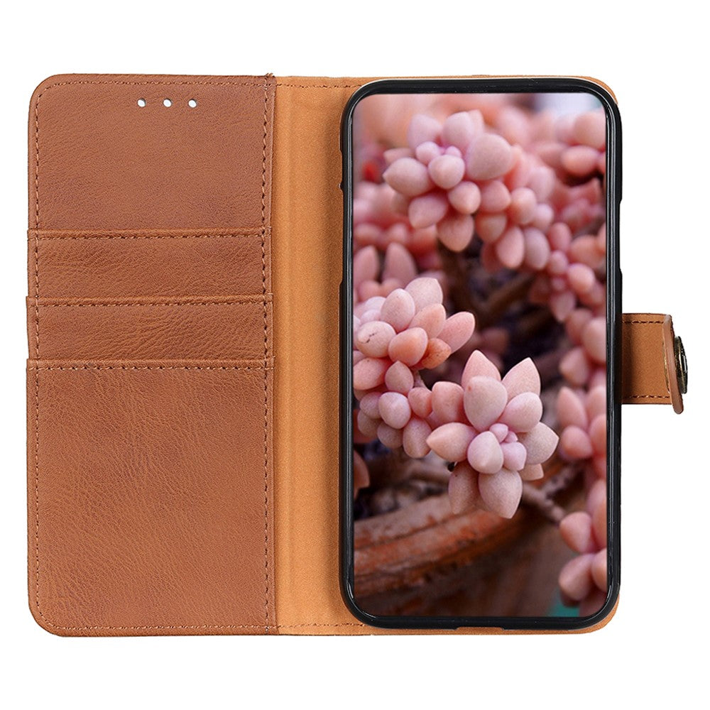 KHAZNEH For Xiaomi 14T Pro Wallet Case Cowhide Texture Leather Flip Phone Cover