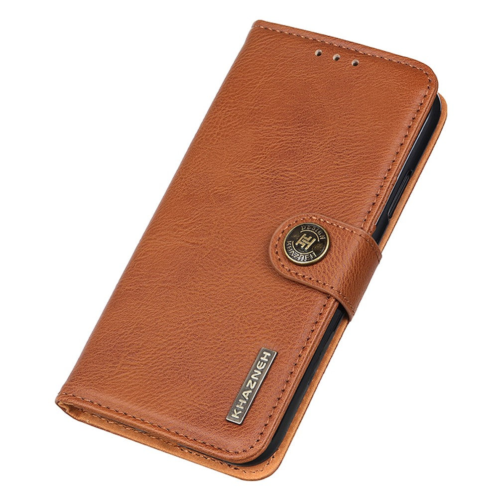 KHAZNEH For Xiaomi 14T Pro Wallet Case Cowhide Texture Leather Flip Phone Cover