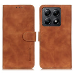 KHAZNEH For Xiaomi 14T Pro Case Retro PU Leather Wallet Stand Phone Cover