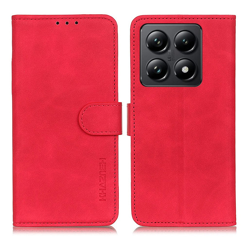 KHAZNEH For Xiaomi 14T Pro Case Retro PU Leather Wallet Stand Phone Cover