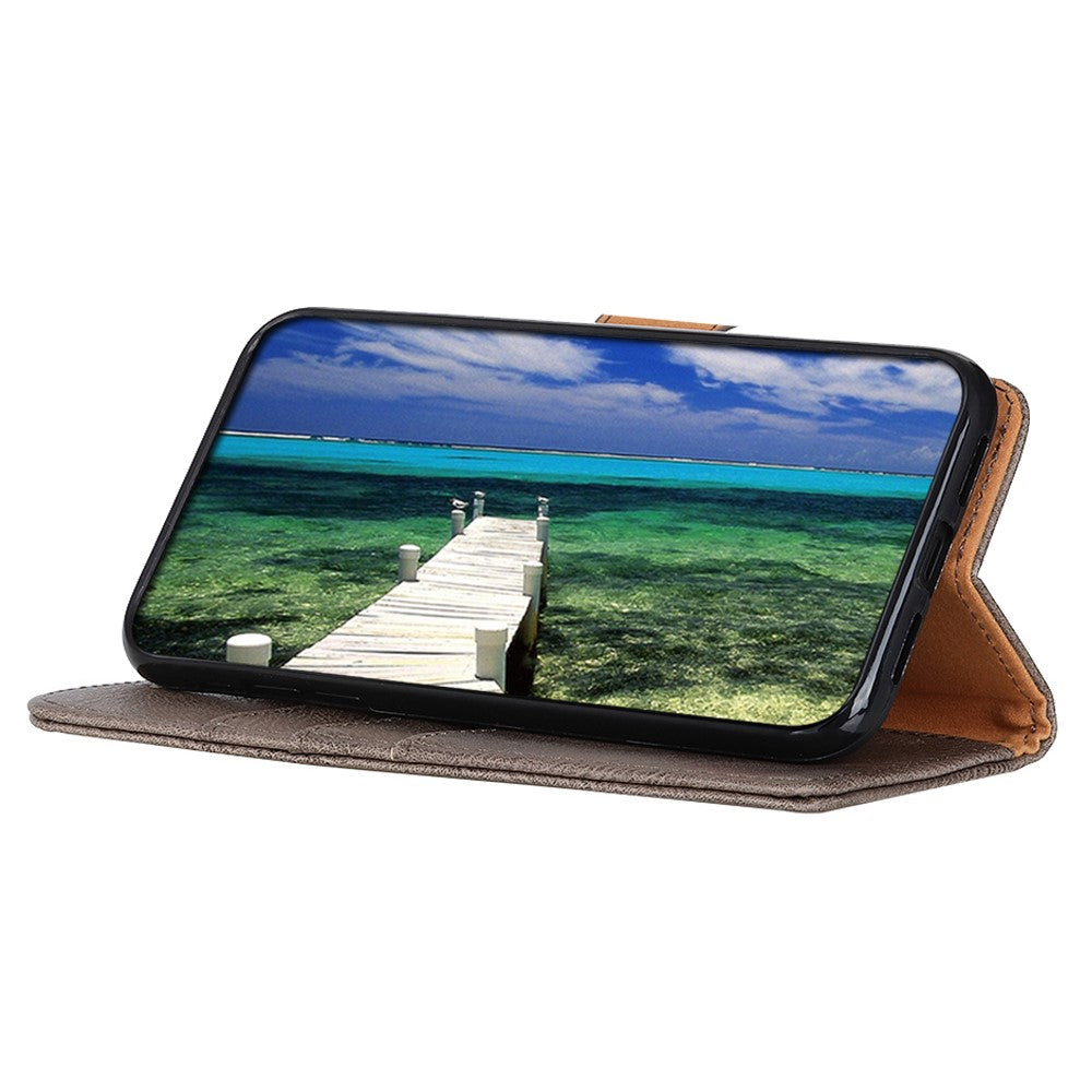 KHAZNEH For Xiaomi 14T Wallet Case Cowhide Texture Leather Flip Phone Cover