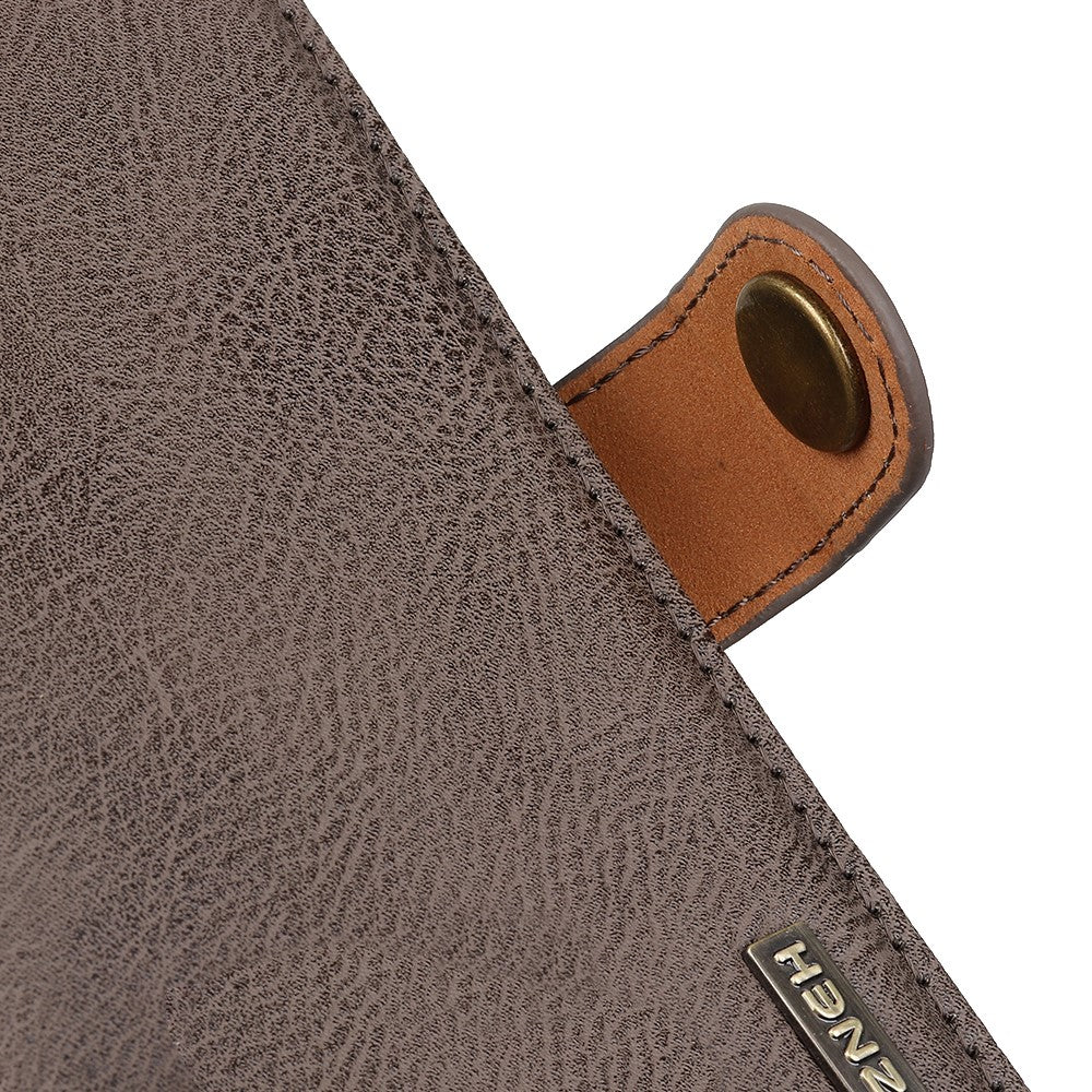 KHAZNEH For Xiaomi 14T Wallet Case Cowhide Texture Leather Flip Phone Cover