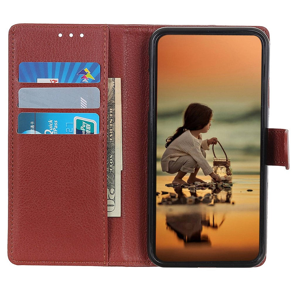 For Xiaomi 14T Pro Wallet Case PU Leather Phone Cover Litchi Texture