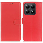 For Xiaomi 14T Pro Wallet Case PU Leather Phone Cover Litchi Texture