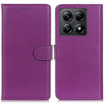For Xiaomi 14T Pro Wallet Case PU Leather Phone Cover Litchi Texture