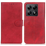 Xiaomi 14T Pro stativplånboksfodral i kohudtexturerat läderfodral