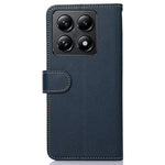 KHAZNEH For Xiaomi 14T Case RFID Blocking Wallet Litchi Texture PU Leather Phone Cover