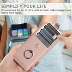 For Samsung Galaxy S23+ Case Drawing Type Card Slots Litchi Texture Leather Back Cover with Ring Kickstand